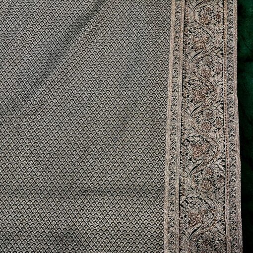 Tarahood Georgette Silk Saree with Contrast Pallu - Image 5