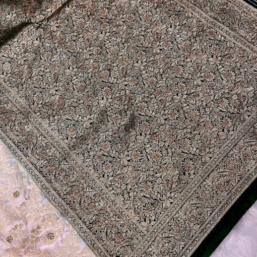 Tarahood Georgette Silk Saree with Contrast Pallu - Image 2