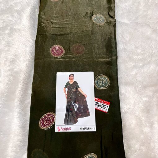 Tarahood Chiffon Saree Daily and Occasional Wear
