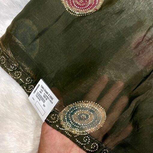 Tarahood Chiffon Saree Daily and Occasional Wear - Image 3