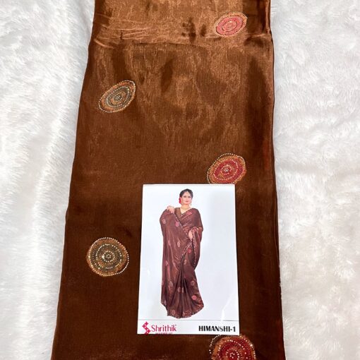 Tarahood Chiffon Saree Daily and Occasional Wear - Image 5