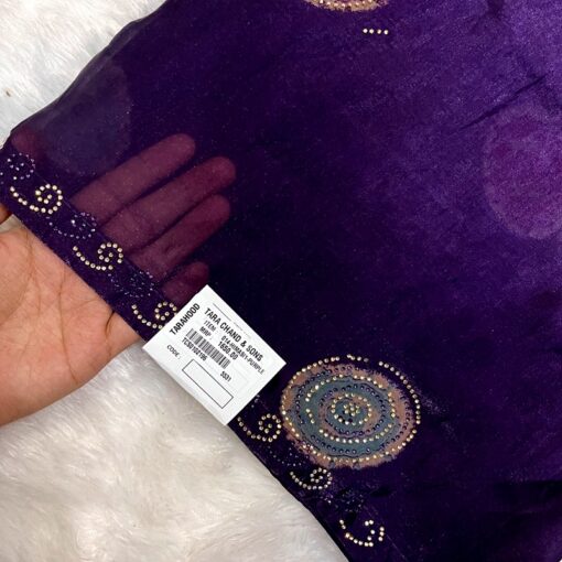 Tarahood Chiffon Saree Daily and Occasional Wear - Image 10