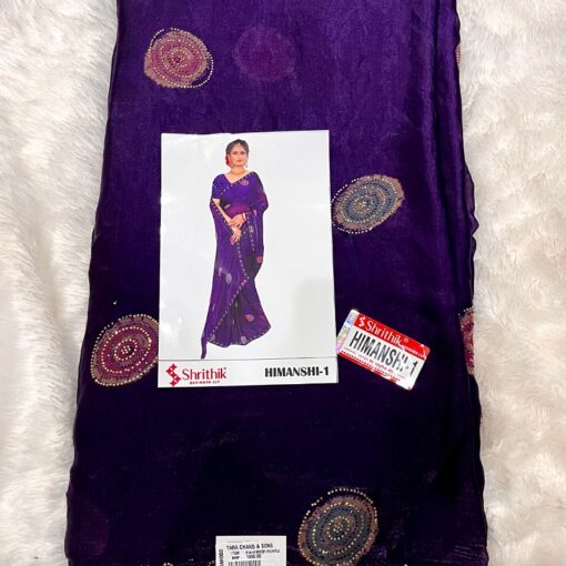 Tarahood Chiffon Saree Daily and Occasional Wear - Image 11