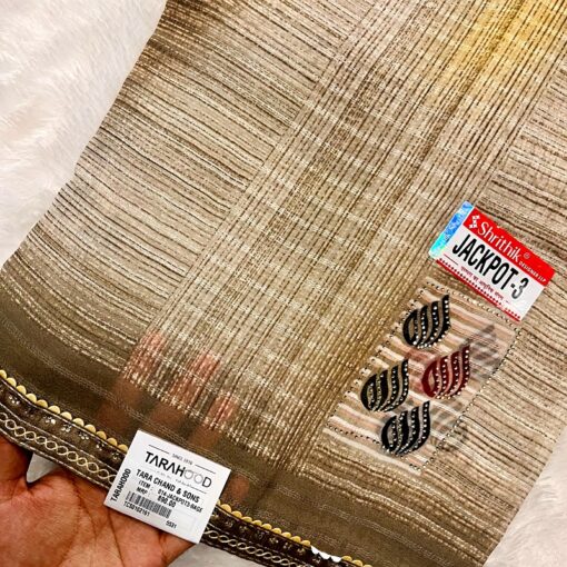 Tarahood Chiffon Saree Daily and Occasional Wear - Image 7