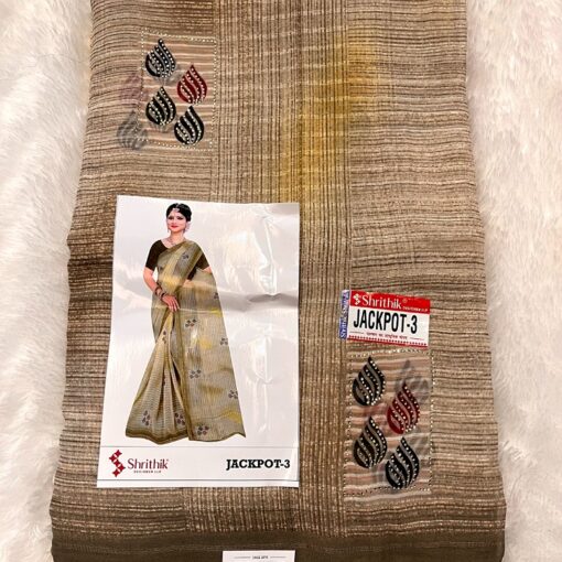 Tarahood Chiffon Saree Daily and Occasional Wear