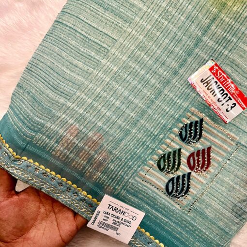 Tarahood Chiffon Saree Daily and Occasional Wear - Image 5