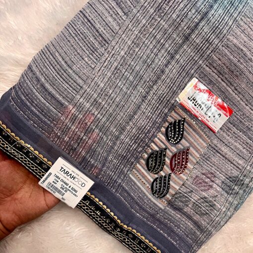 Tarahood Chiffon Saree Daily and Occasional Wear - Image 3