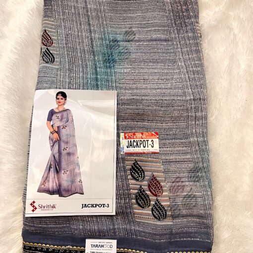 Tarahood Chiffon Saree Daily and Occasional Wear - Image 2