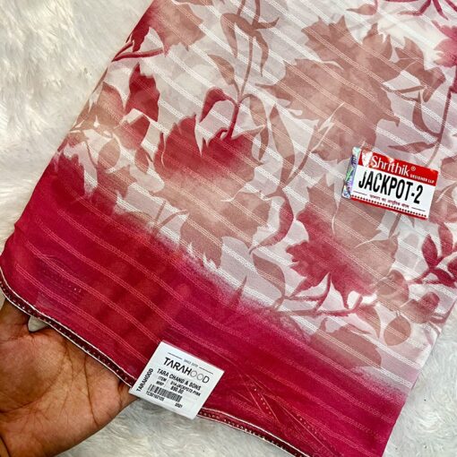 Tarahood Designer Chiffon Daliy wear Saree - Image 3