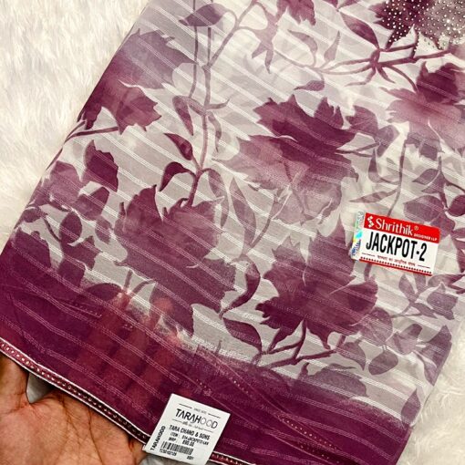 Tarahood Designer Chiffon Daliy wear Saree - Image 10