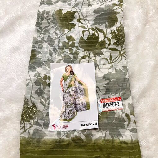 Tarahood Designer Chiffon Daliy wear Saree - Image 11