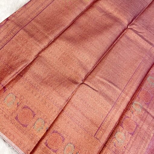Tarahood Silk Woven Banarasi Saree - Image 6