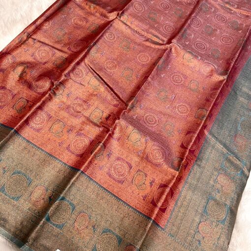 Tarahood Silk Woven Banarasi Saree - Image 10