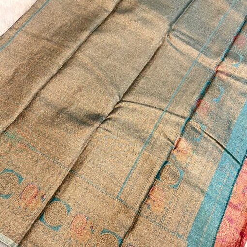 Tarahood Silk Woven Banarasi Saree - Image 13