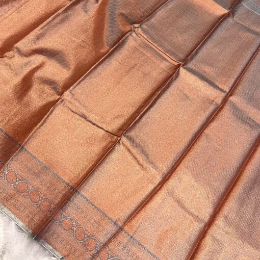Morpich Kanjivaram Soft Silk Saree With Ossam Quality - Image 8