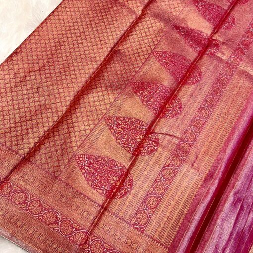 Morpich Kanjivaram Soft Silk Saree With Ossam Quality - Image 7