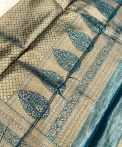 Morpich Kanjivaram Soft Silk Saree With Ossam Quality