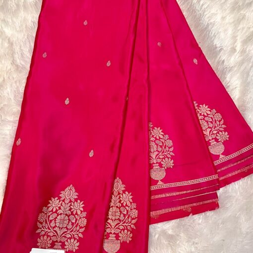 Tarahood Banarasi Soft Silk Woven Saree - Image 10