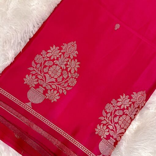 Tarahood Banarasi Soft Silk Woven Saree - Image 8