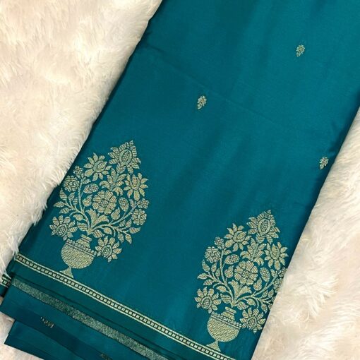 Tarahood Banarasi Soft Silk Woven Saree - Image 6