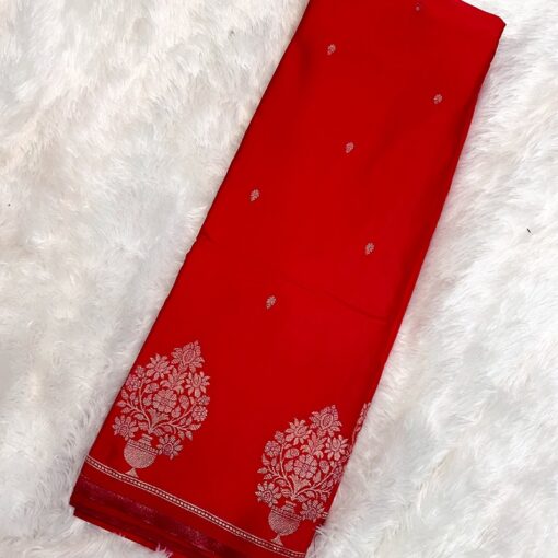 Tarahood Banarasi Soft Silk Woven Saree - Image 4