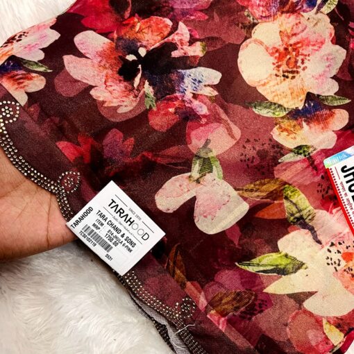 Tarahood Flower Printed Saree Daliy And Occasional wear - Image 7