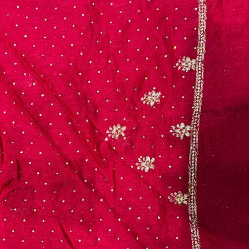 Tarahood Vichitra Silk Party Wear Saree - Image 6