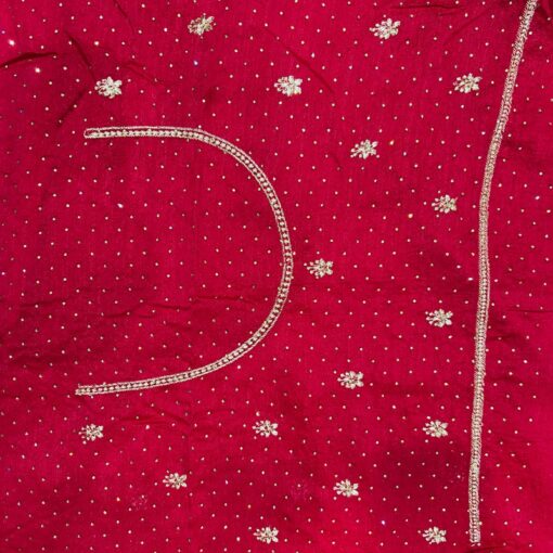 Tarahood Vichitra Silk Party Wear Saree - Image 5
