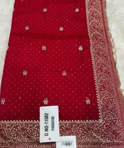 Tarahood Vichitra Silk Party Wear Saree