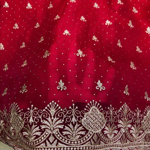Tarahood Women Embroidered Party Wear Saree - Image 3