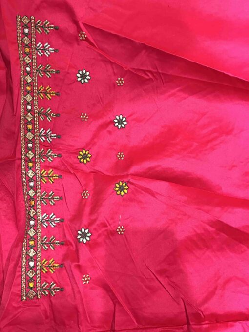 Tarahood Pure Katan Silk Banarasi Patola Saree - Image 13