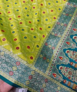 Tarahood Woven Design Jerken Swarovski Pure Silk Kanjeevaram Saree