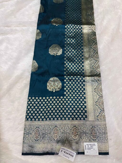 Tarahood Georgette Silk Saree with Contrast Pallu - Image 7