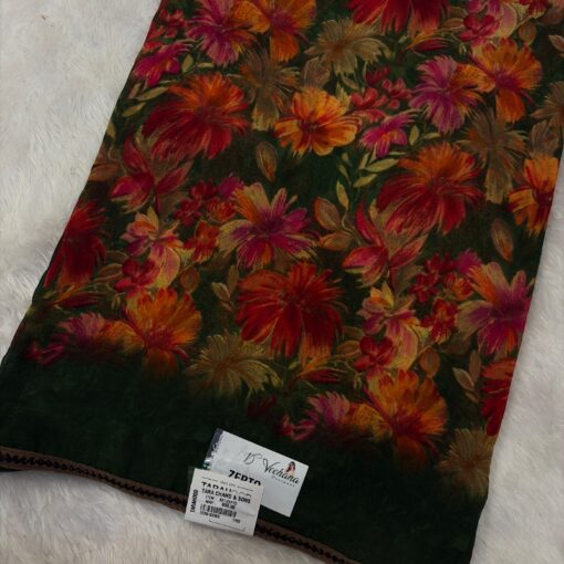 Tarahood Flower Printed Saree Daliy And Occasional wear - Image 6