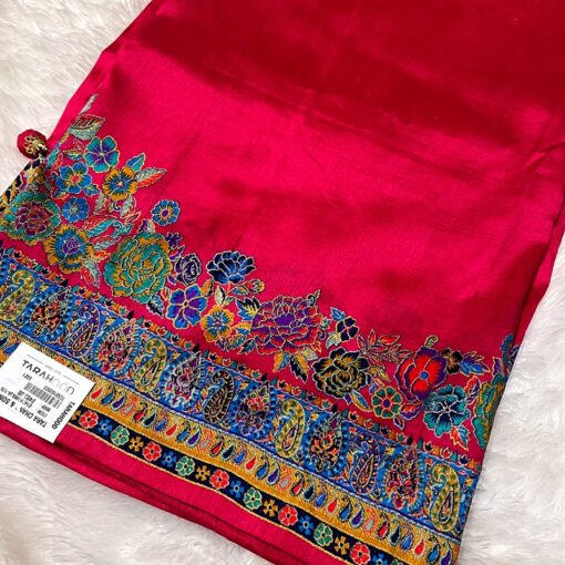 Tarahood Kreshva Padamaja Weaved Royal Silk Saree - Image 12