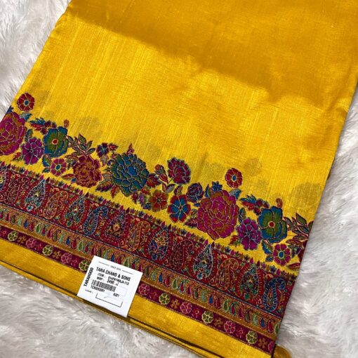Tarahood Kreshva Padamaja Weaved Royal Silk Saree - Image 9