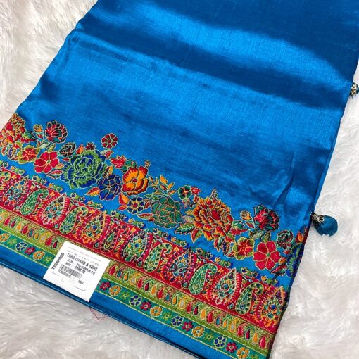 Tarahood Kreshva Padamaja Weaved Royal Silk Saree - Image 3