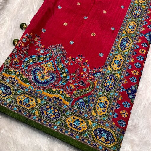 Tarahood Kreshva Sugandha Weaved Royal Silk Saree - Image 13