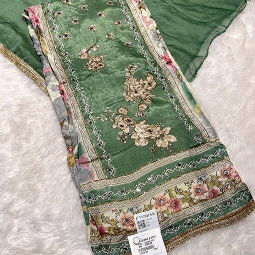 Tarahood Designer And Mirro Work Party Wear Cotton Suit - Image 8