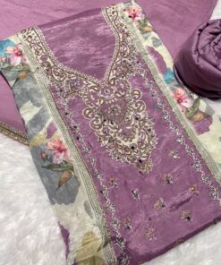 Tarahood Designer And Mirro Work Party Wear Cotton Suit