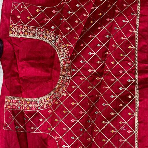 Tarahood Vichitra Silk Party Wear Saree - Image 3