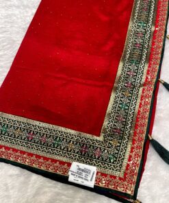 Tarahood Vichitra Silk Party Wear Saree