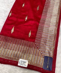 Tarahood Vichitra Silk Party Wear Saree