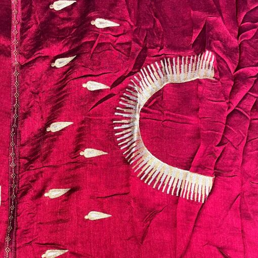 Tarahood Vichitra Silk Party Wear Saree - Image 3