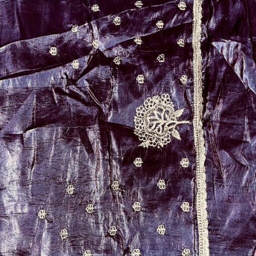 Crush Designer Hand work and Party Wear Saree - Image 3