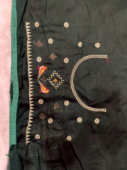 Royal Rajwadi Bandhani Saree by Tarahood – Handcrafted Heritage Wear - Image 7