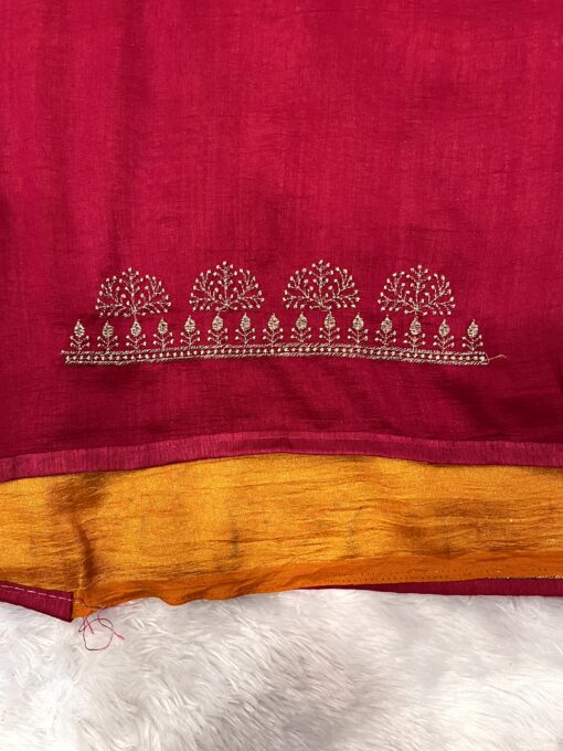 Royal Rajwadi Bandhani Saree by Tarahood – Handcrafted Heritage Wear - Image 20