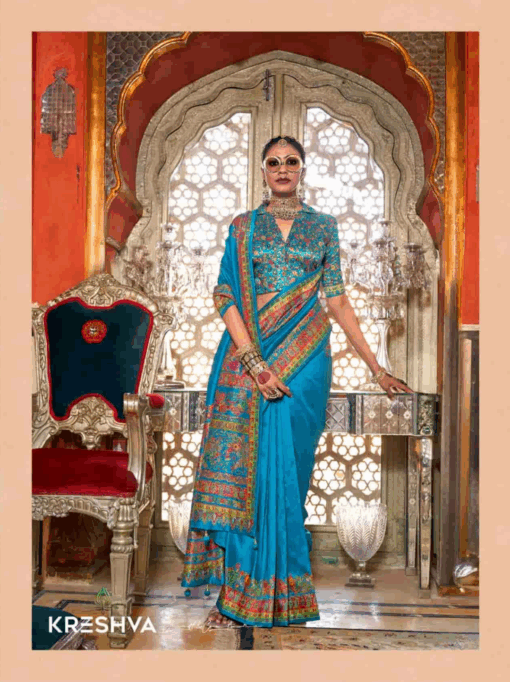 Tarahood Kreshva Padamaja Weaved Royal Silk Saree - Image 2
